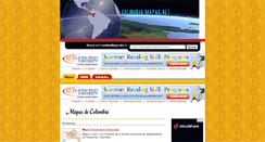 Desktop Screenshot of colombiamapas.net