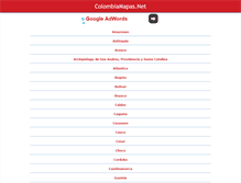 Tablet Screenshot of colombiamapas.net